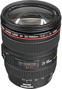 Canon 0344B006 EF 24-105mm f/4L IS USM Zoom Lens (White Box)