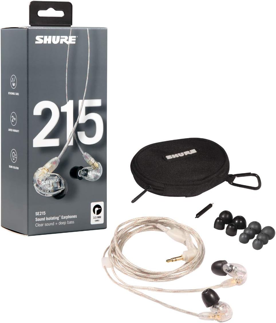 Shure SE215-CL-E PRO Sound Isolating Wired Earbuds
