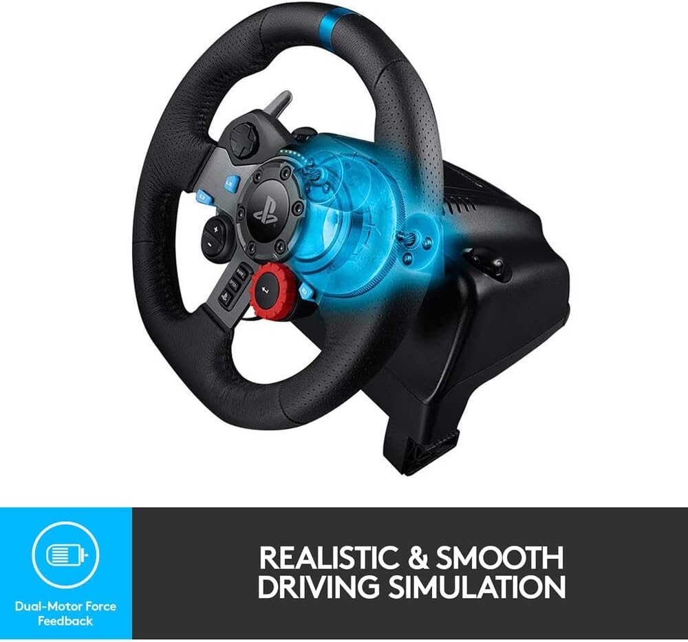 Logitech 941-000110-cr G29 Racing Wheel Shifter Bundle Renewed