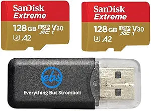SanDisk 128GB Extreme Micro SDXC Card 2-Pack Drone