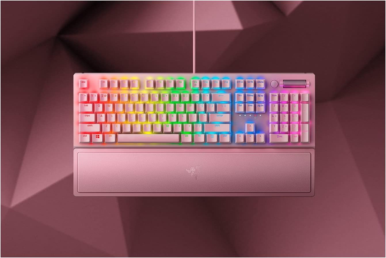 Razer Blackwidow V3 Renewed Gaming Keyboard: Green Switch