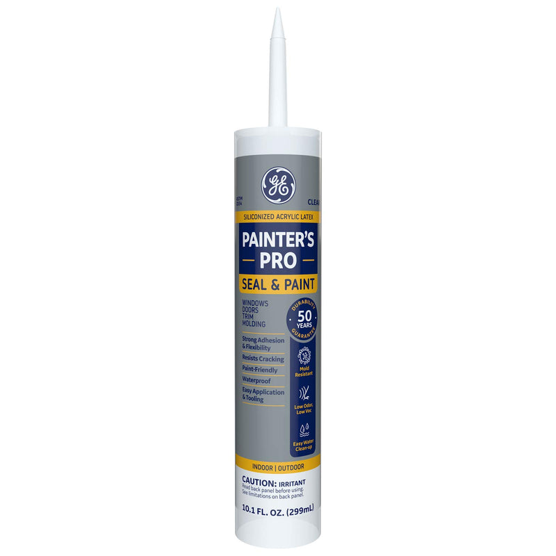 GE 2709187 Painter's Pro Clear Caulk 10.1 oz — main product image