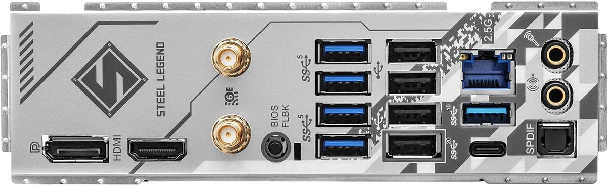 ASRock 90-MXBN90-A0UAYZ B650 Steel Legend WiFi Motherboard
