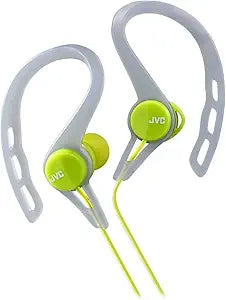 JVC HAECX20G Sports Clip Inner Ear Headphones (Green) — main product image