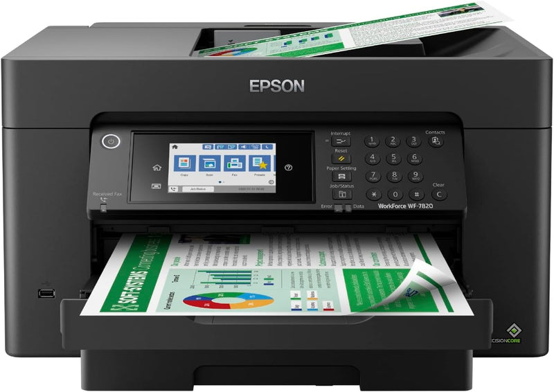 Epson WF-7820 Wide-Format Wireless All-in-One Printer — main product image