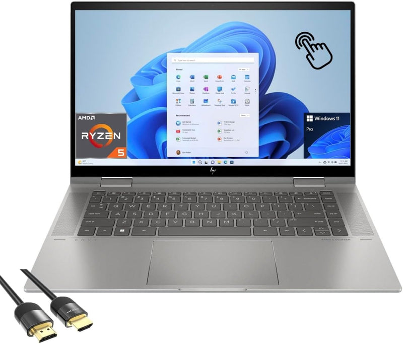 HP 15ey Envy x360 Ryzen 5 Touchscreen 2-in-1 Laptop — main product image
