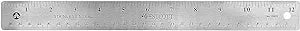 Westcott 10415 12-Inch Stainless Steel Metal Ruler — main product image