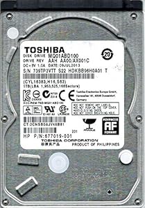 Toshiba MQ01ABD100 1TB Internal Hard Drive 5400RPM