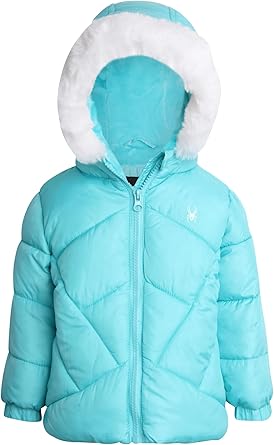 Spyder Winter Jacket Baby Girls' Quilted Puffer Parka — main product image