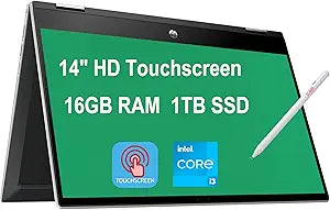 HP Pavilion X360 14" Touchscreen 2-in-1 Laptop with Pen