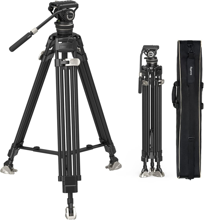 SmallRig 3989-CF-FBA-US AD-100 Carbon Fiber Video Tripod — main product image