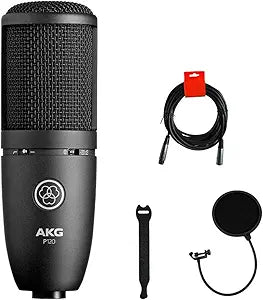 AKG P120 Condenser Microphone Bundle - Black