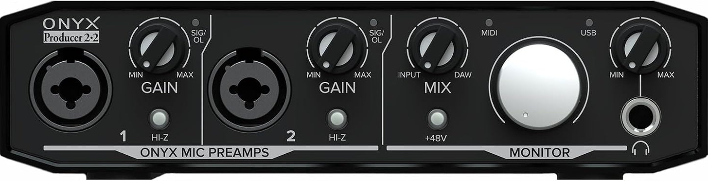 Mackie Onyx Producer 2-2 USB Audio Interface with MIDI