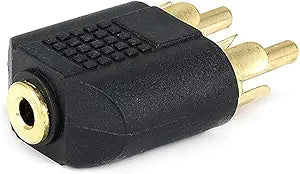 Monoprice 107197 3.5mm Mono to 2 RCA Splitter — main product image