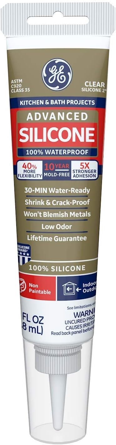 GE GE - 2812563 Silicone II Premium Waterproof Kitchen & Bath Sealant — main product image