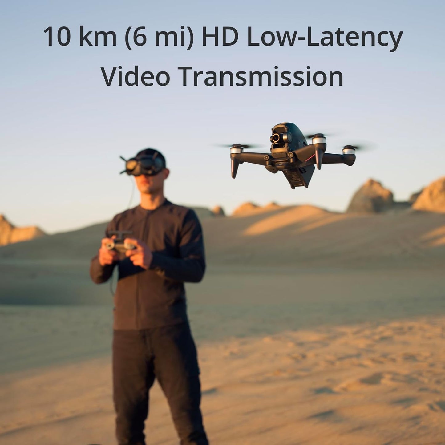 DJI CP.FP.00000140.01 FPV Explorer Combo Goggles Integra Drone 4K Camera