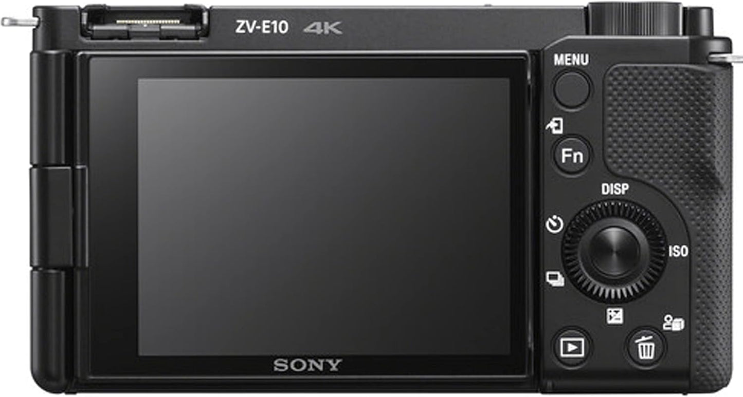 Sony ZV E10 Mirrorless Vlogging Camera with 16-50mm Lens Kit