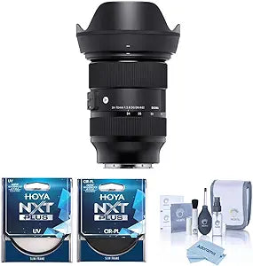 Sigma 24-70mm F2.8: DG DN Art Lens for Sony E - Filter Bundle
