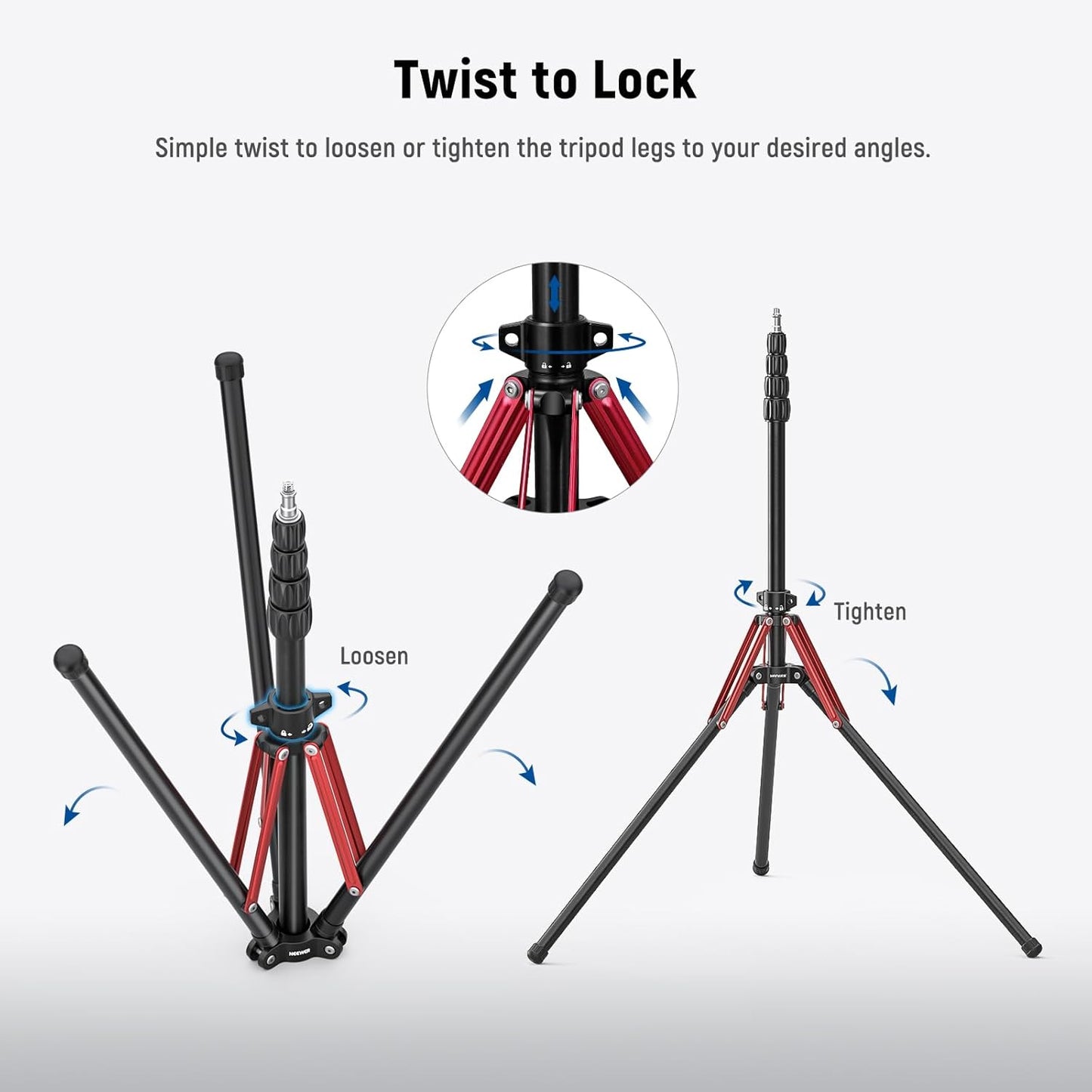 Neewer ST210RA 86.5" Aluminum Alloy Light Stand