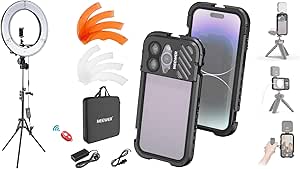NEEWER RL-18 Ring Light Video Rig Cage Kit with Stand — main product image