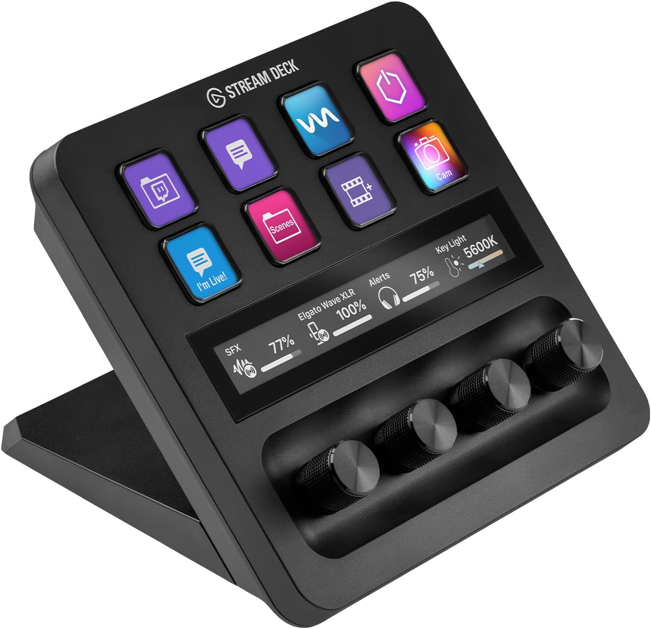 Elgato 20GBD9901 Stream Deck + Audio Mixer Controller