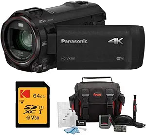 Panasonic HC-VX981K 4K Camcorder Bundle