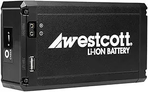 Westcott D103352 Portable Battery - Power for Flex LED Mats