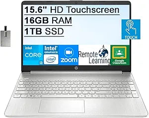 HP Touchscreen i3 10th Gen 16GB RAM 1TB SSD Laptop — main product image