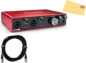 Focusrite AUS-SCARLETT-8I6-3G-COMBO-STD Scarlett 8i6 Audio Interface