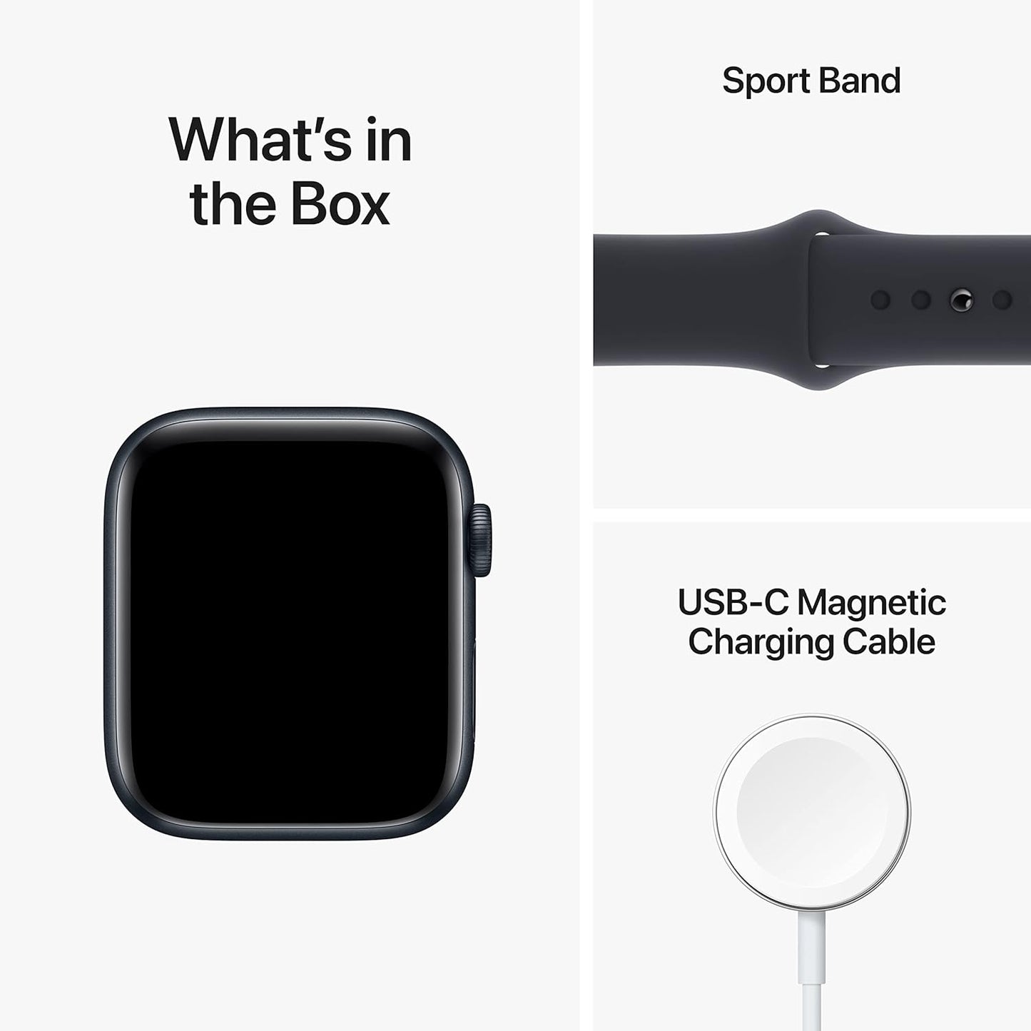 Apple MNTG3LL/A Watch SE (2nd Gen): GPS 44mm Midnight Aluminum