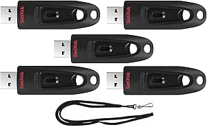 SanDisk SDCZ48-512G 512GB Ultra USB 3.0 Flash Drive 5-Pack — main product image