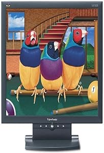 ViewSonic VA702B 17-inch LCD Monitor - Black, Classic Display — main product image