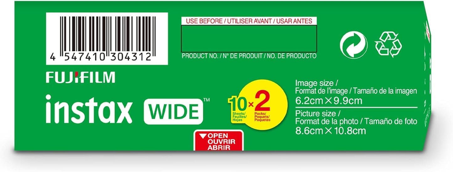 Fujifilm Instax Wide Instant Film 5-Pack for Wide Cameras