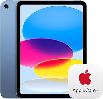 Apple iPad (10th Generation), 256GB WiFi, Blue with AppleCare+