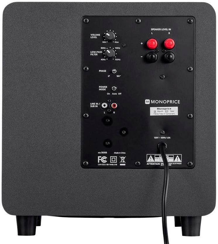 Monoprice 139358 HT-35 5.1-Channel Home Theater System