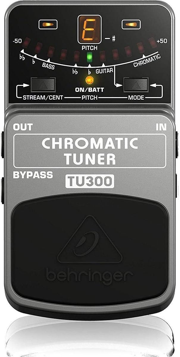 Behringer TU300 Chromatic Guitar Bass Tuner Pedal