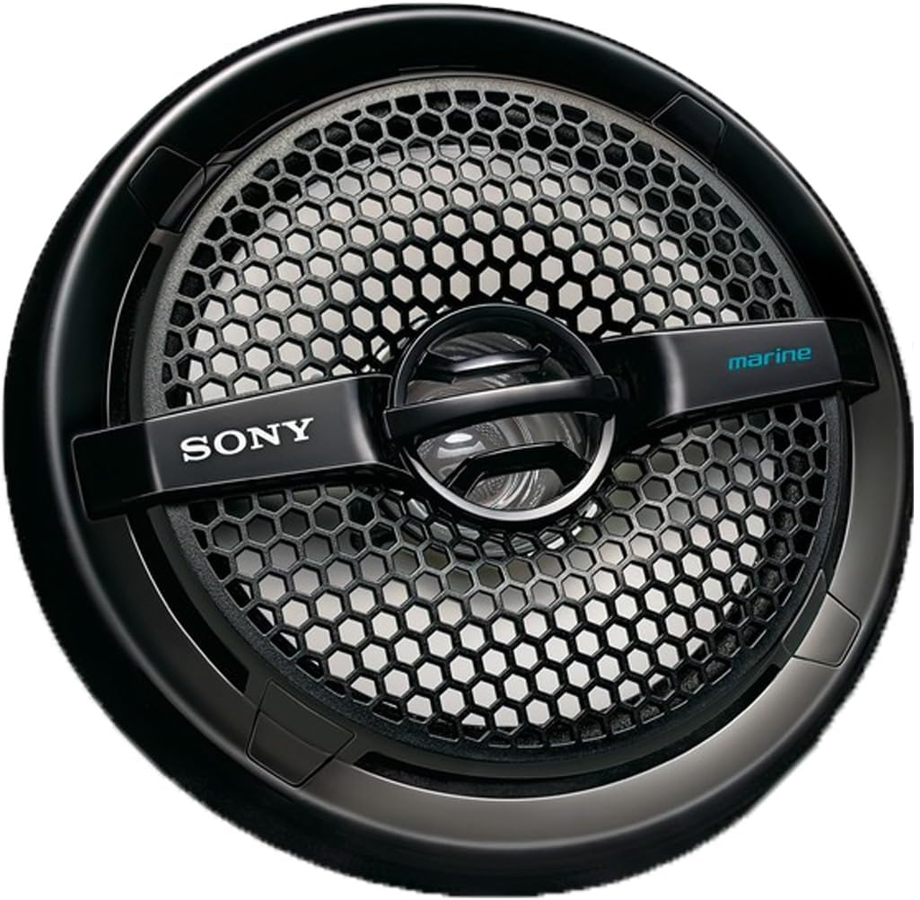 Sony XSMP1611B 6.5" Dual Cone Marine Speakers Black