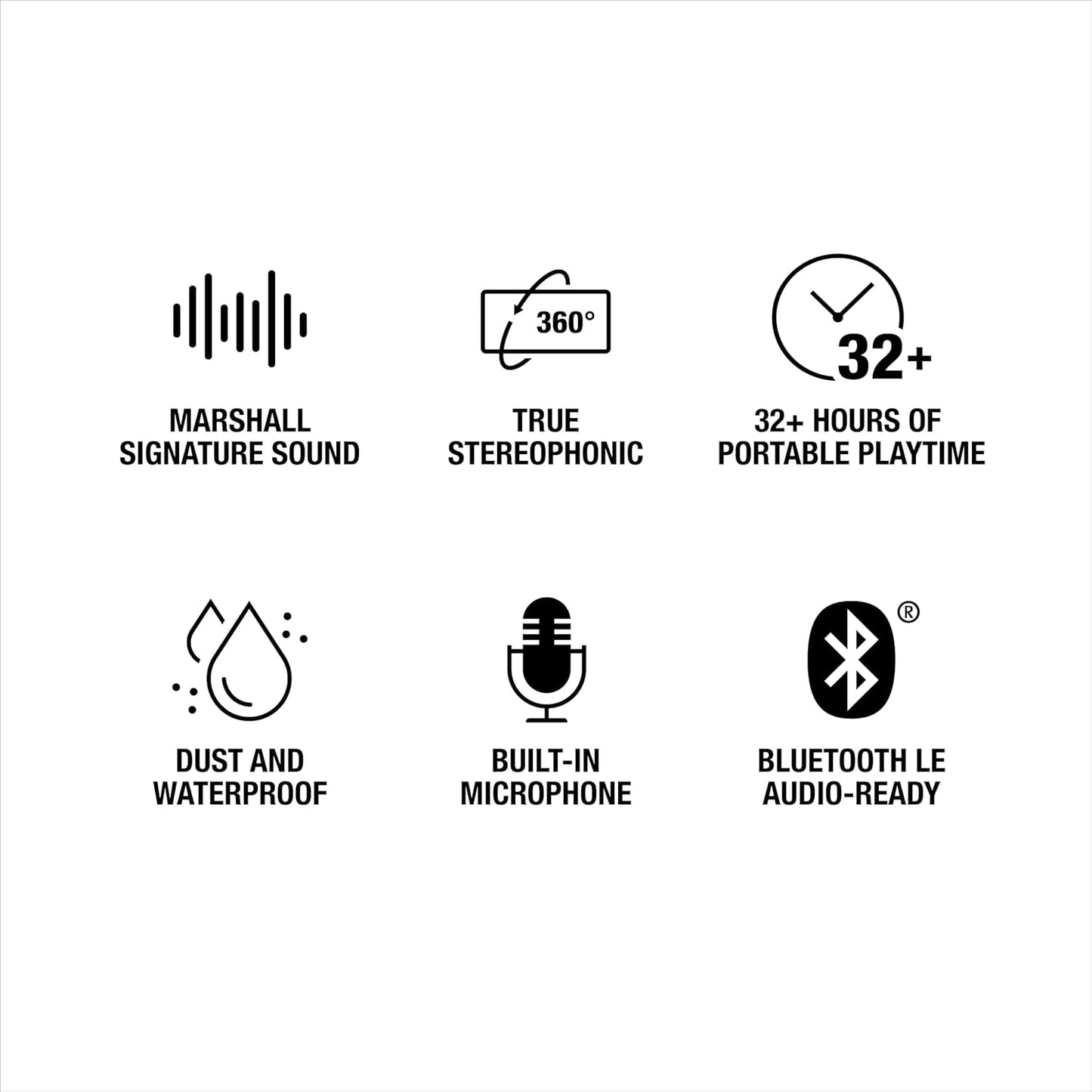 Marshall 1006884 Emberton III Portable Bluetooth Speaker