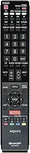 Sharp RRMCGB118WJSA LED TV Remote Control — main product image