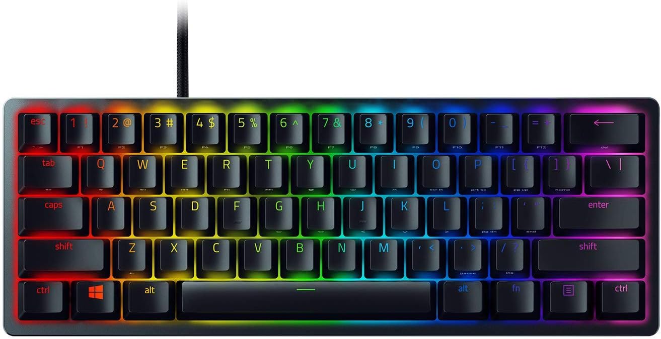 Razer RZ03-03390500-R3U1 Huntsman Mini 60% Gaming Keyboard, Renewed