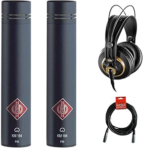 Neumann SKM 184 MT Stereo Mic Pair AKG Headphones Bundle