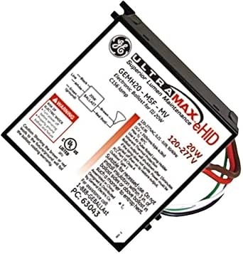 GE 63043 GEMH20-MSF-MV HID UltraMax eHID Ballast