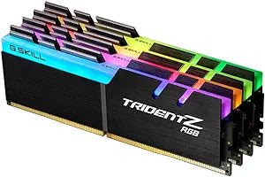 G.Skill F4-3600C18Q-64GTZR 64GB (4x16GB) DDR4 3600MHz Memory