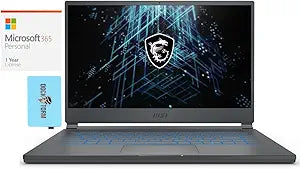 MSI Stealth15M021 RTX 3060 Gaming Laptop Bundle — main product image