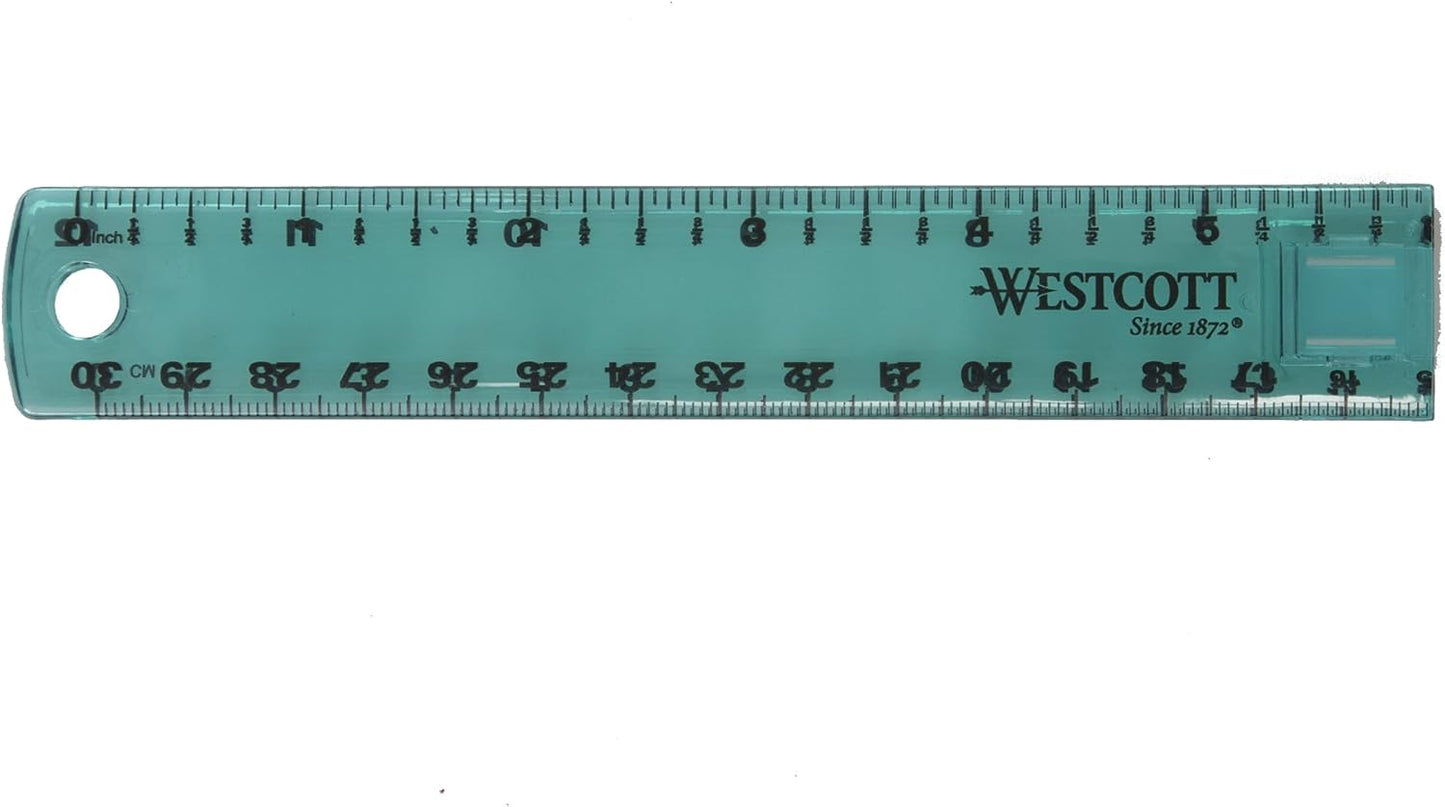 Westcott 15390 Plastic Folding Ruler - Colors Vary