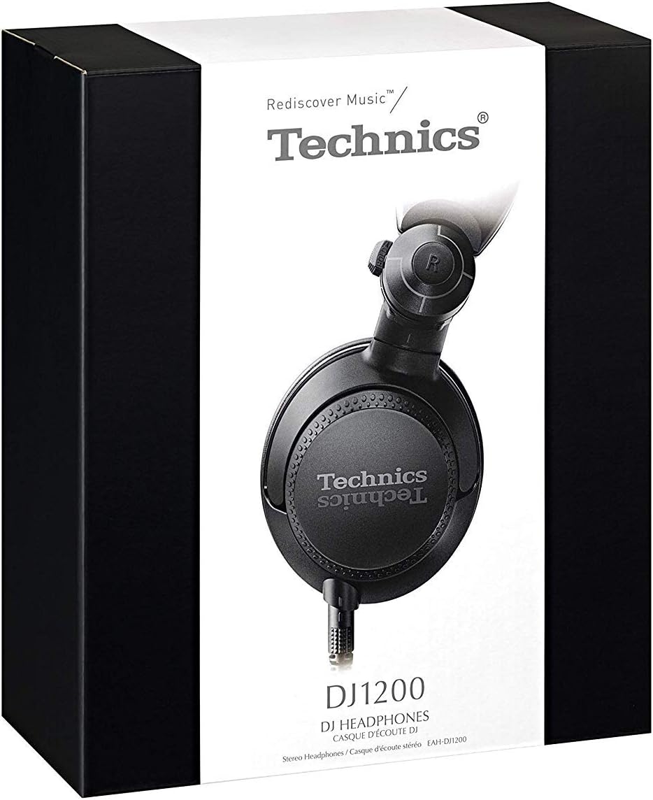 Technics EAH-DJ1200 Professional DJ Headphones Black