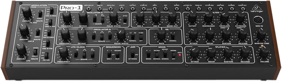 Behringer 000-DRK01-00010 PRO-1 Analog Synthesizer Dual VCO