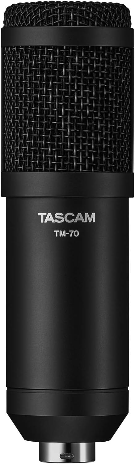 Tascam TM-70 Dynamic Broadcast Microphone Podcasting Streaming