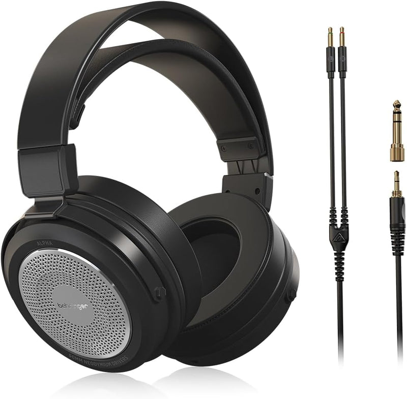 Behringer ALPHA Retro-Style Open-Back High-Fidelity Headphones — main product image