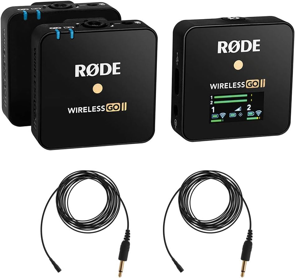 Rode ROD-WIGOII Wireless GO II Mic System Lavalier Bundle